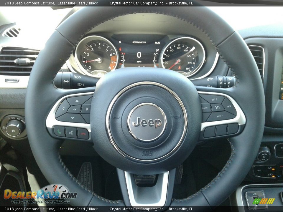 2018 Jeep Compass Latitude Laser Blue Pearl / Black Photo #14