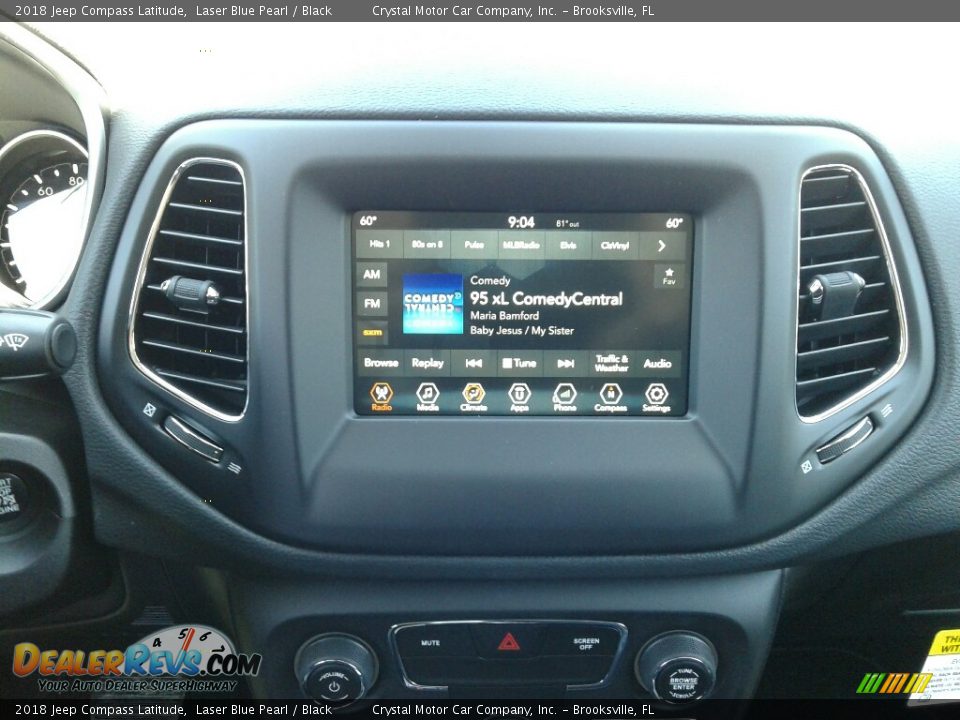 2018 Jeep Compass Latitude Laser Blue Pearl / Black Photo #15