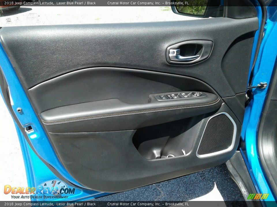 2018 Jeep Compass Latitude Laser Blue Pearl / Black Photo #17