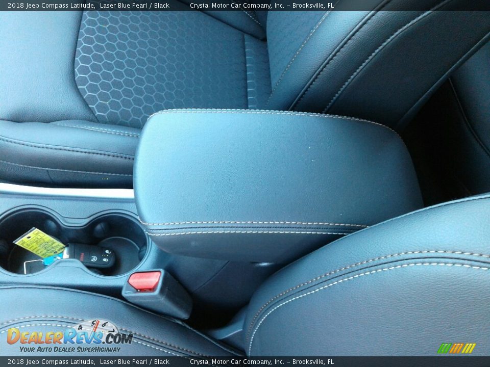 2018 Jeep Compass Latitude Laser Blue Pearl / Black Photo #18