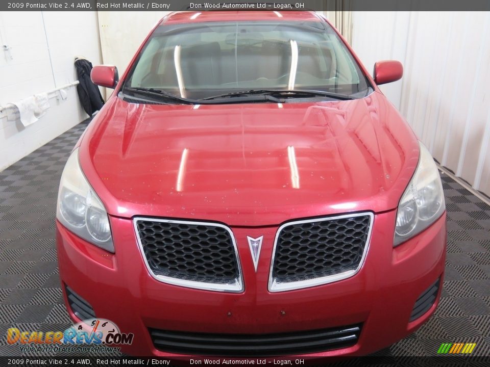 2009 Pontiac Vibe 2.4 AWD Red Hot Metallic / Ebony Photo #5