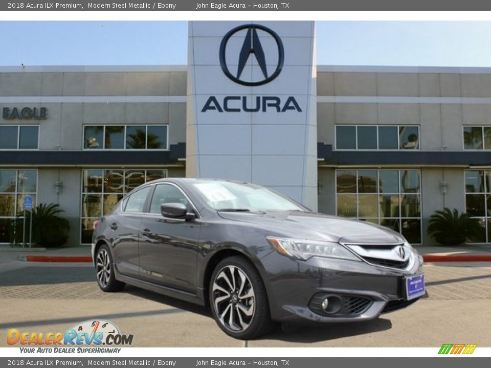 2018 Acura ILX Premium Modern Steel Metallic / Ebony Photo #1