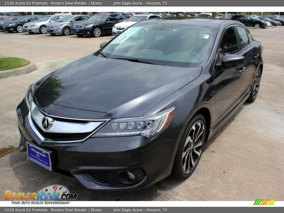 2018 Acura ILX Premium Modern Steel Metallic / Ebony Photo #3