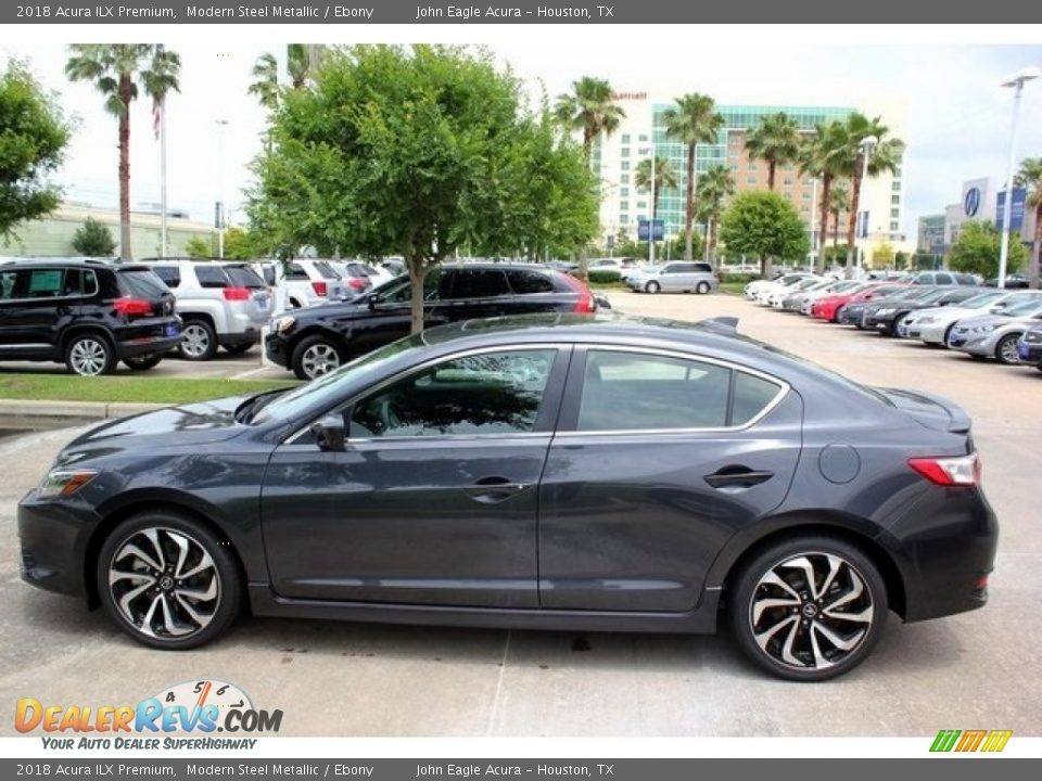 2018 Acura ILX Premium Modern Steel Metallic / Ebony Photo #4