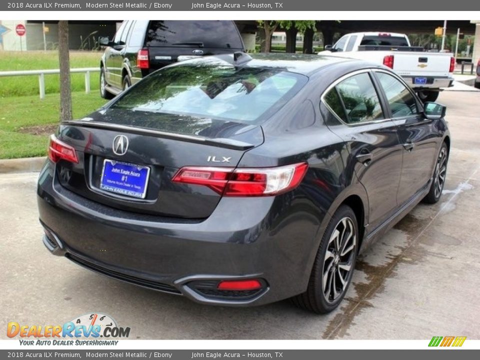 2018 Acura ILX Premium Modern Steel Metallic / Ebony Photo #7