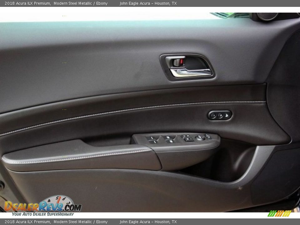 2018 Acura ILX Premium Modern Steel Metallic / Ebony Photo #10