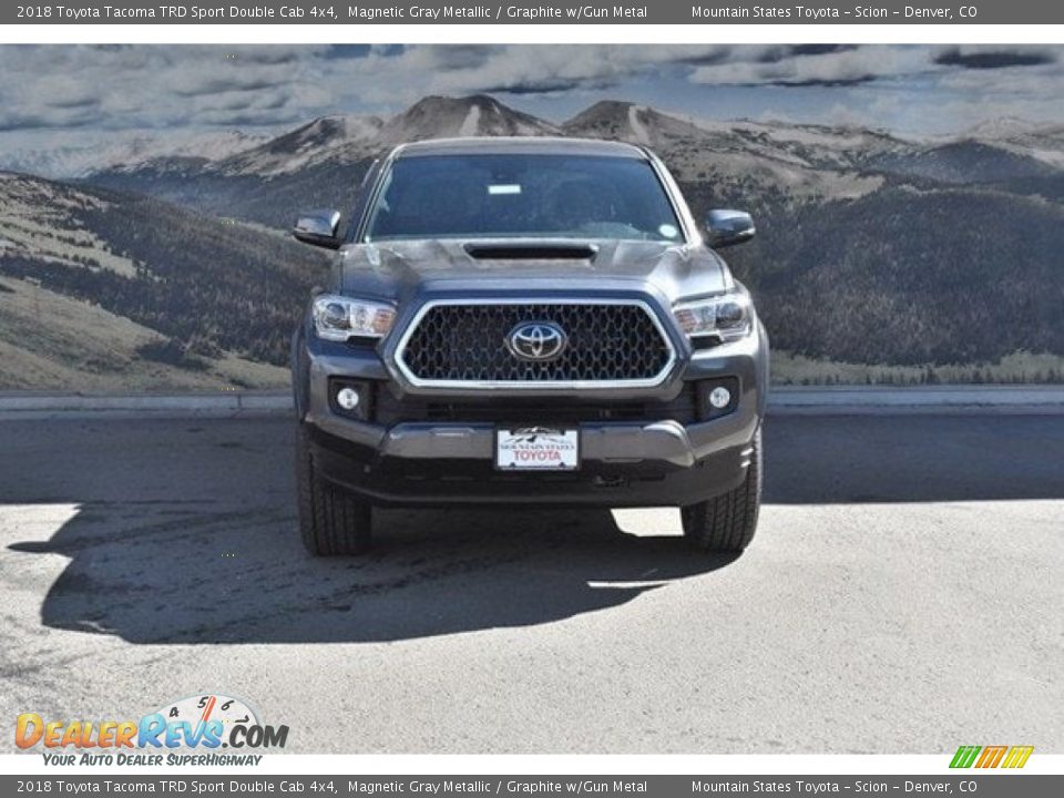 2018 Toyota Tacoma TRD Sport Double Cab 4x4 Magnetic Gray Metallic / Graphite w/Gun Metal Photo #2