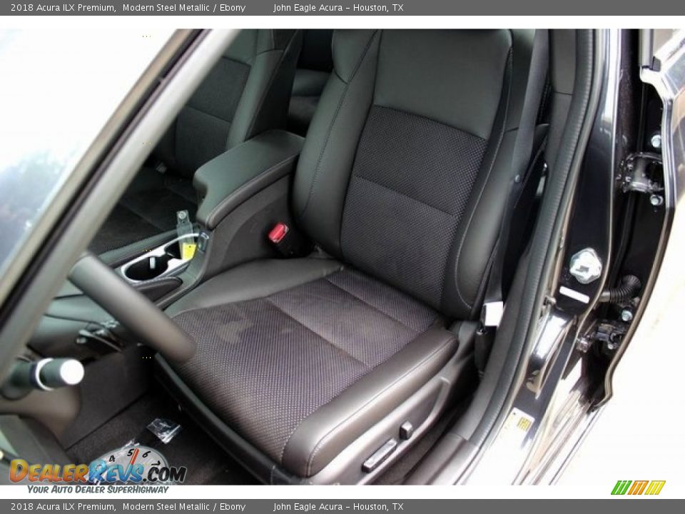 2018 Acura ILX Premium Modern Steel Metallic / Ebony Photo #12