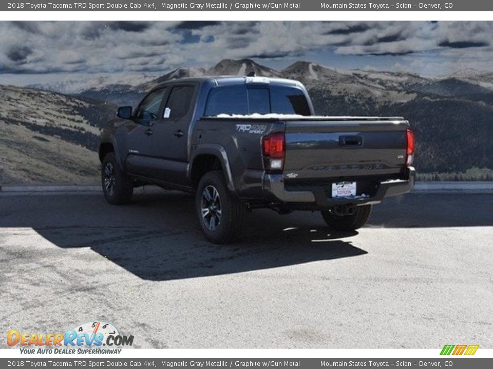 2018 Toyota Tacoma TRD Sport Double Cab 4x4 Magnetic Gray Metallic / Graphite w/Gun Metal Photo #3