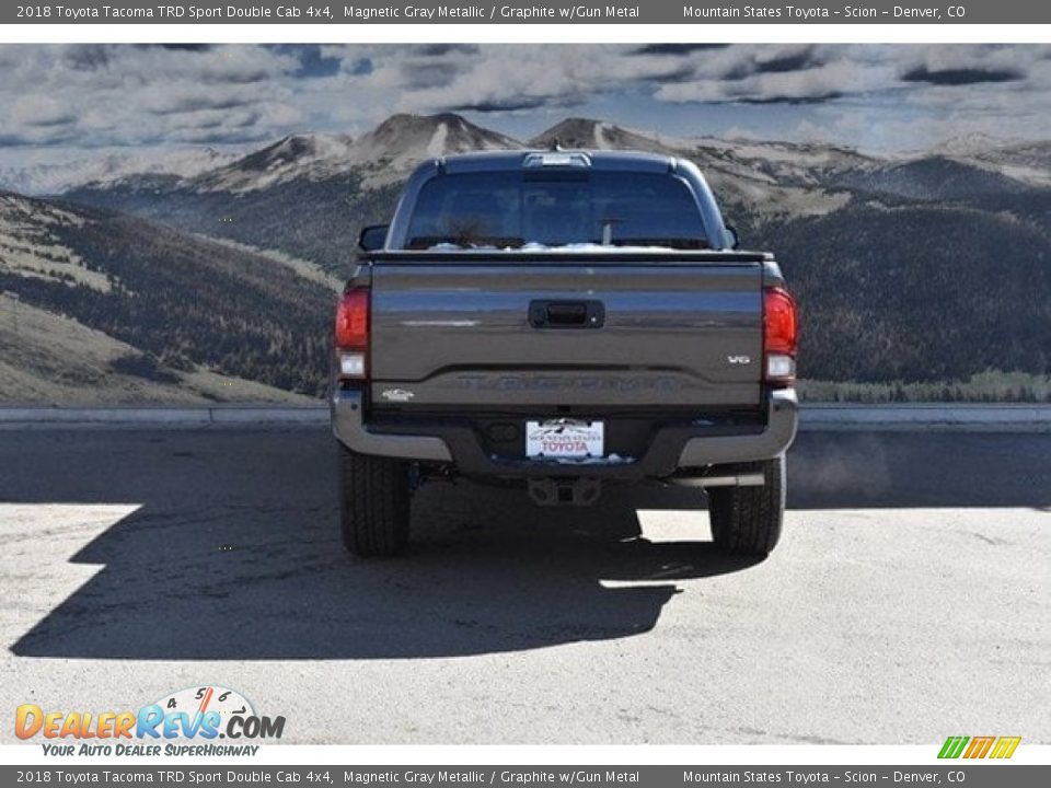 2018 Toyota Tacoma TRD Sport Double Cab 4x4 Magnetic Gray Metallic / Graphite w/Gun Metal Photo #4