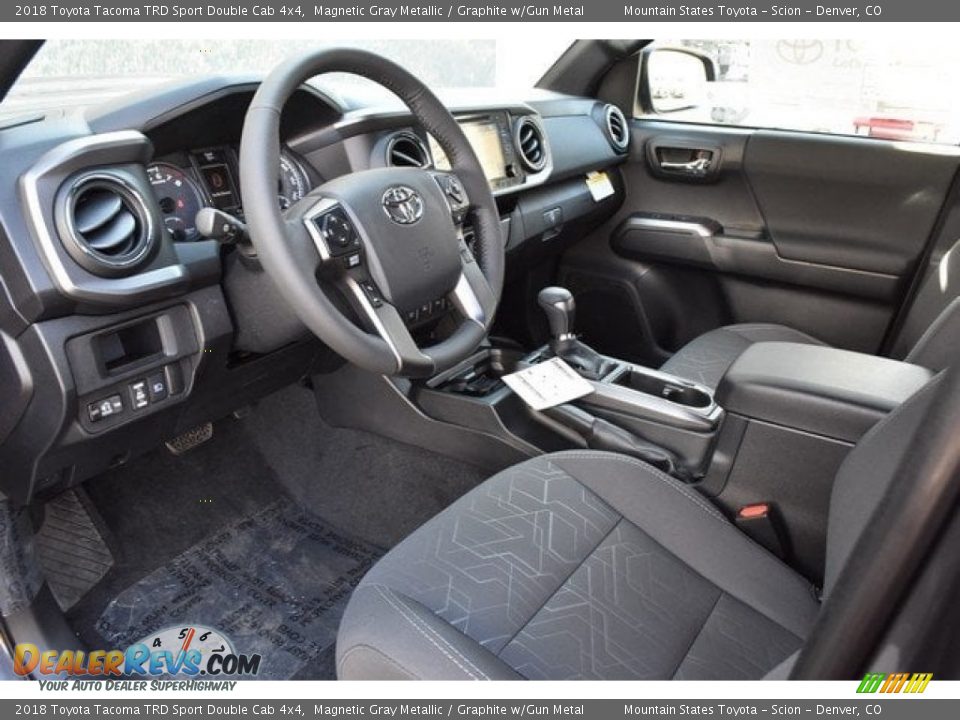 2018 Toyota Tacoma TRD Sport Double Cab 4x4 Magnetic Gray Metallic / Graphite w/Gun Metal Photo #5