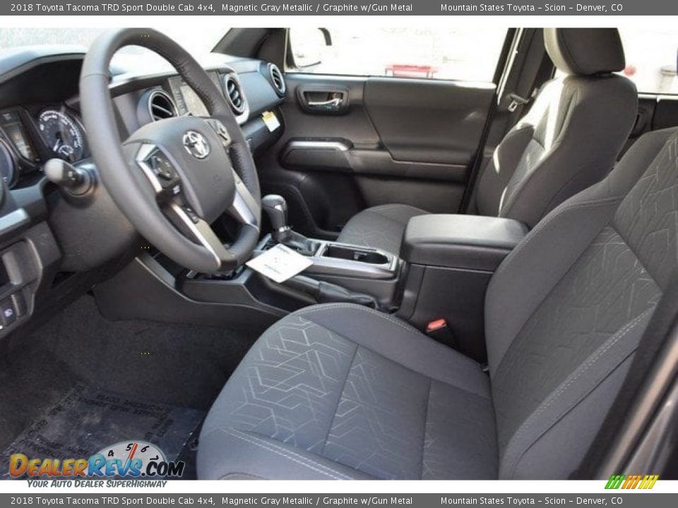 2018 Toyota Tacoma TRD Sport Double Cab 4x4 Magnetic Gray Metallic / Graphite w/Gun Metal Photo #6