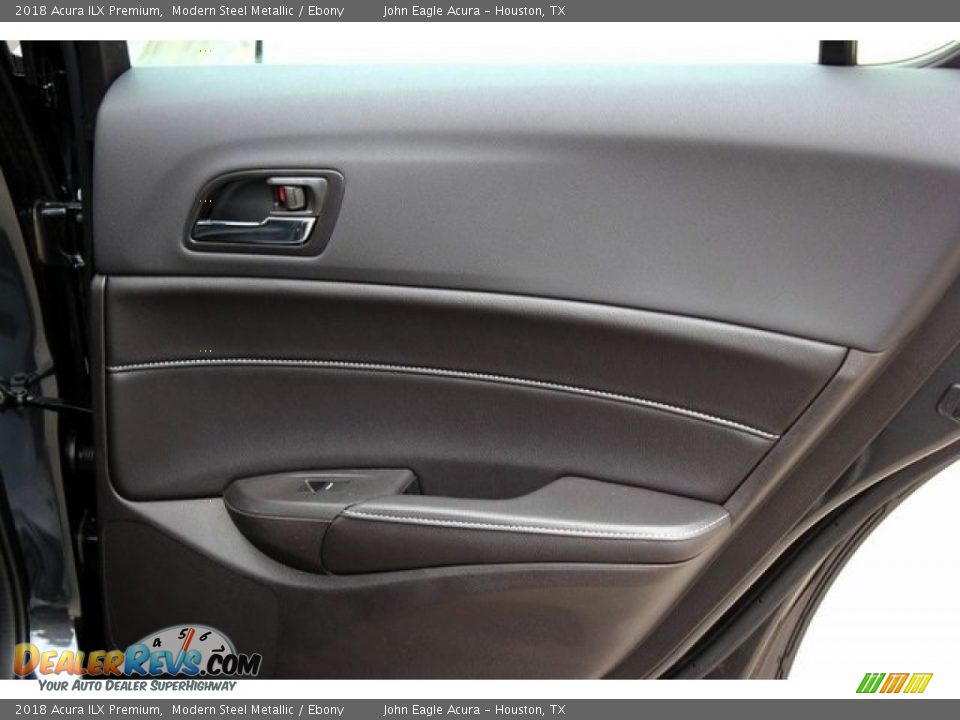 2018 Acura ILX Premium Modern Steel Metallic / Ebony Photo #18