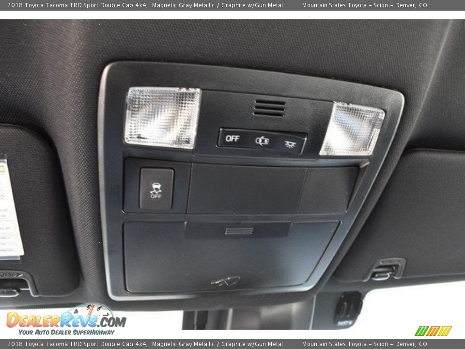 2018 Toyota Tacoma TRD Sport Double Cab 4x4 Magnetic Gray Metallic / Graphite w/Gun Metal Photo #9