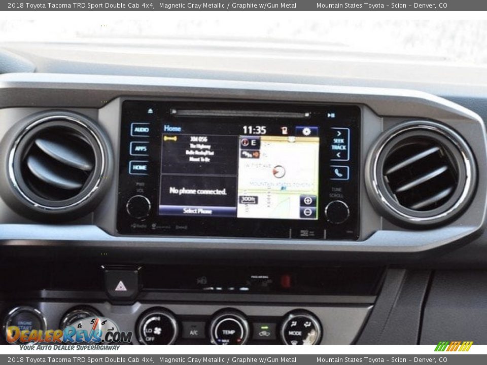 2018 Toyota Tacoma TRD Sport Double Cab 4x4 Magnetic Gray Metallic / Graphite w/Gun Metal Photo #10