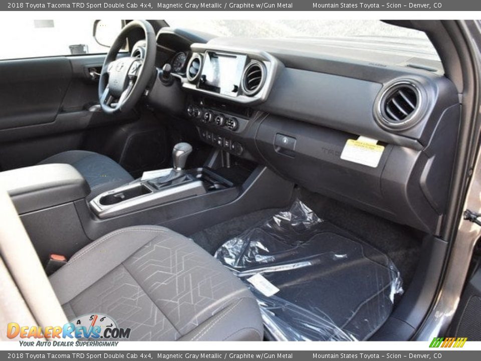 2018 Toyota Tacoma TRD Sport Double Cab 4x4 Magnetic Gray Metallic / Graphite w/Gun Metal Photo #11