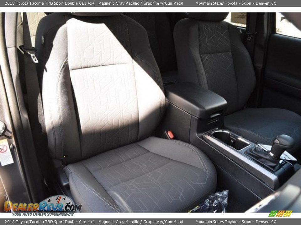 2018 Toyota Tacoma TRD Sport Double Cab 4x4 Magnetic Gray Metallic / Graphite w/Gun Metal Photo #13