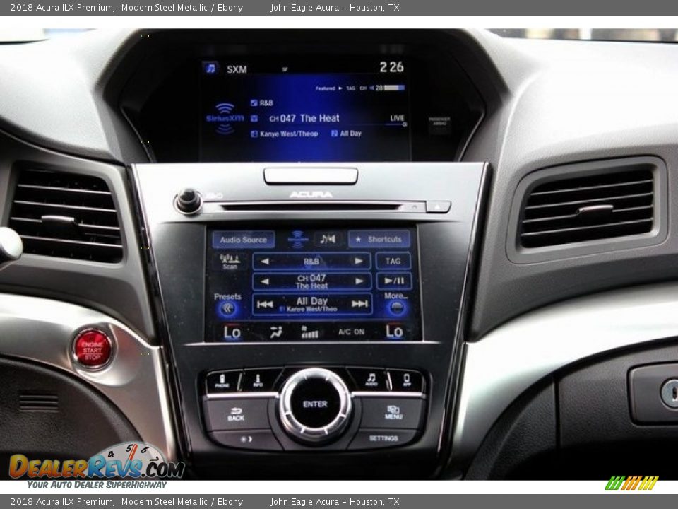 2018 Acura ILX Premium Modern Steel Metallic / Ebony Photo #26