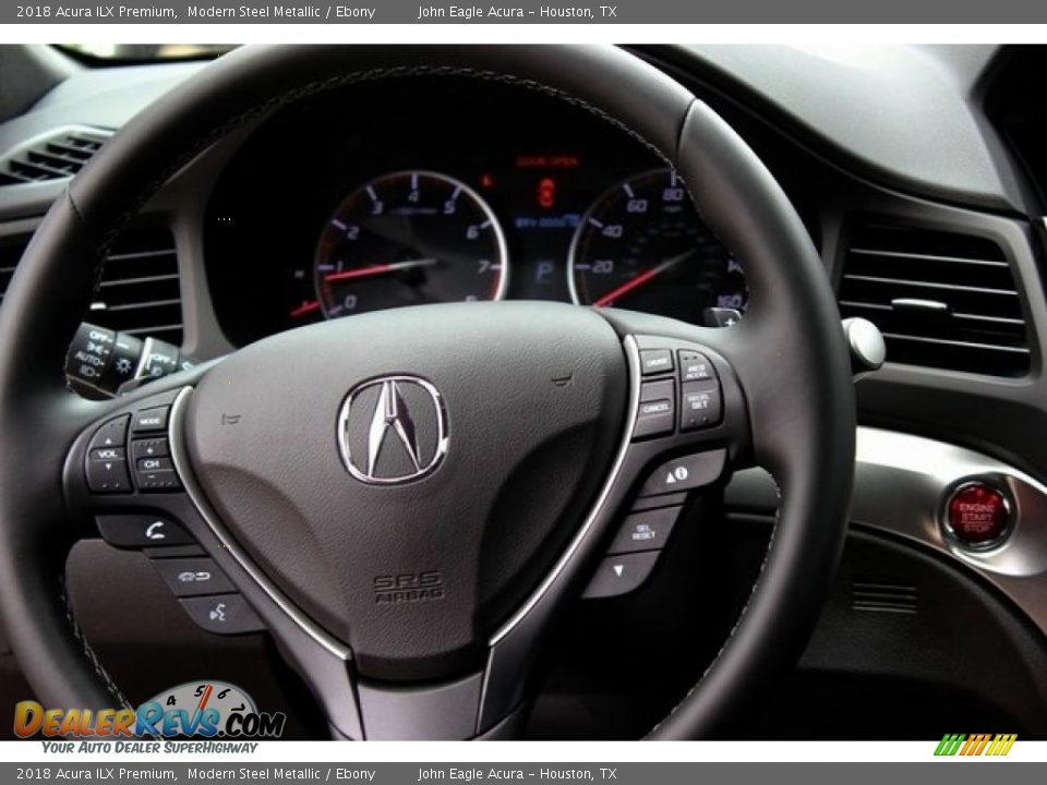 2018 Acura ILX Premium Modern Steel Metallic / Ebony Photo #27