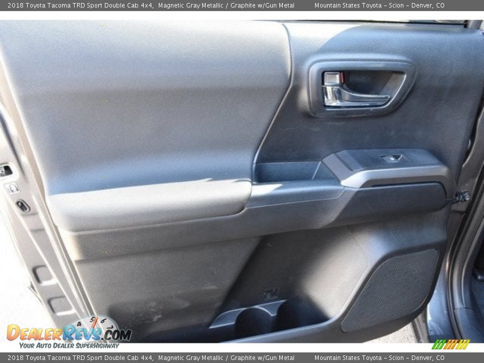 2018 Toyota Tacoma TRD Sport Double Cab 4x4 Magnetic Gray Metallic / Graphite w/Gun Metal Photo #21