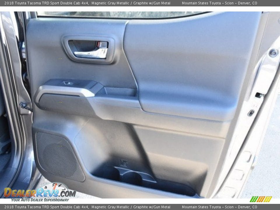 2018 Toyota Tacoma TRD Sport Double Cab 4x4 Magnetic Gray Metallic / Graphite w/Gun Metal Photo #23