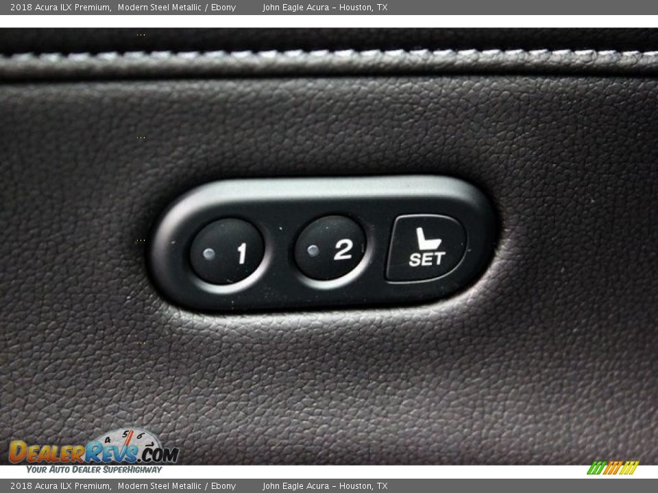 2018 Acura ILX Premium Modern Steel Metallic / Ebony Photo #32