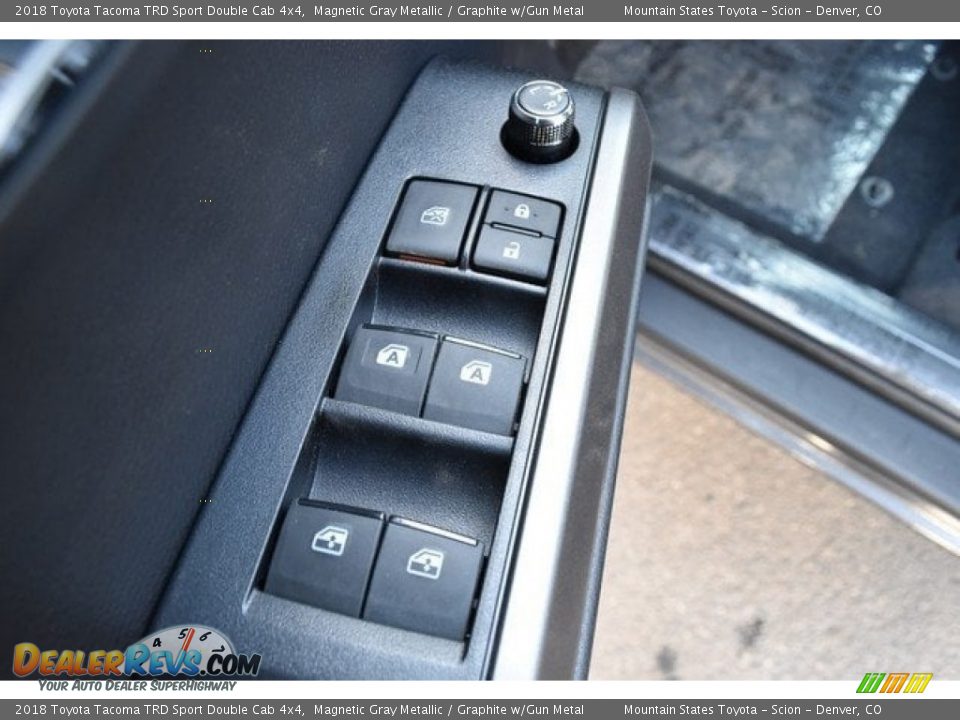 2018 Toyota Tacoma TRD Sport Double Cab 4x4 Magnetic Gray Metallic / Graphite w/Gun Metal Photo #24
