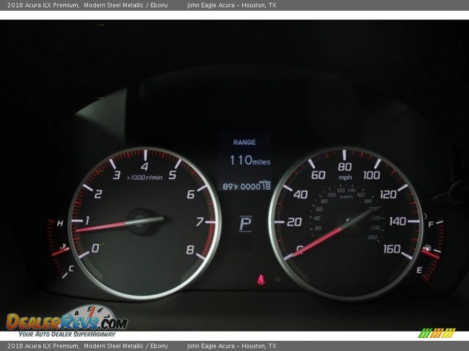 2018 Acura ILX Premium Modern Steel Metallic / Ebony Photo #34