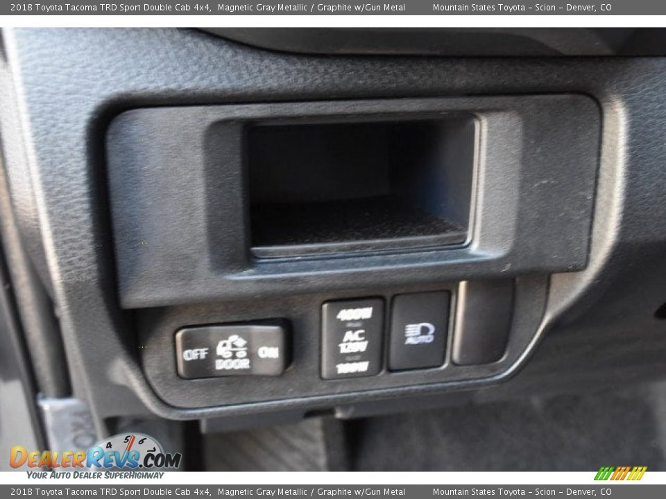 2018 Toyota Tacoma TRD Sport Double Cab 4x4 Magnetic Gray Metallic / Graphite w/Gun Metal Photo #25