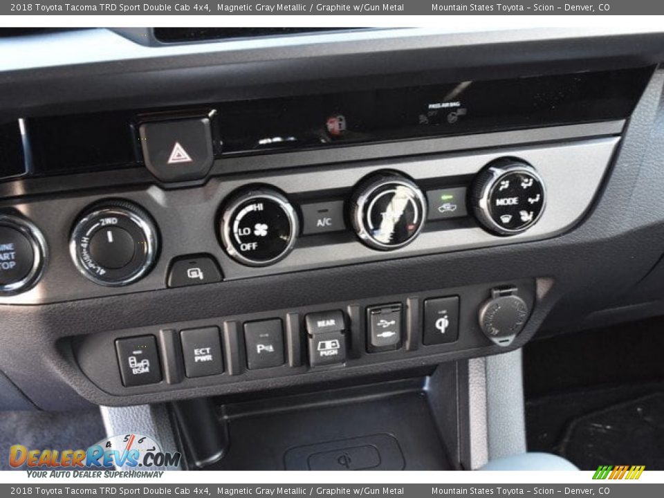 2018 Toyota Tacoma TRD Sport Double Cab 4x4 Magnetic Gray Metallic / Graphite w/Gun Metal Photo #29