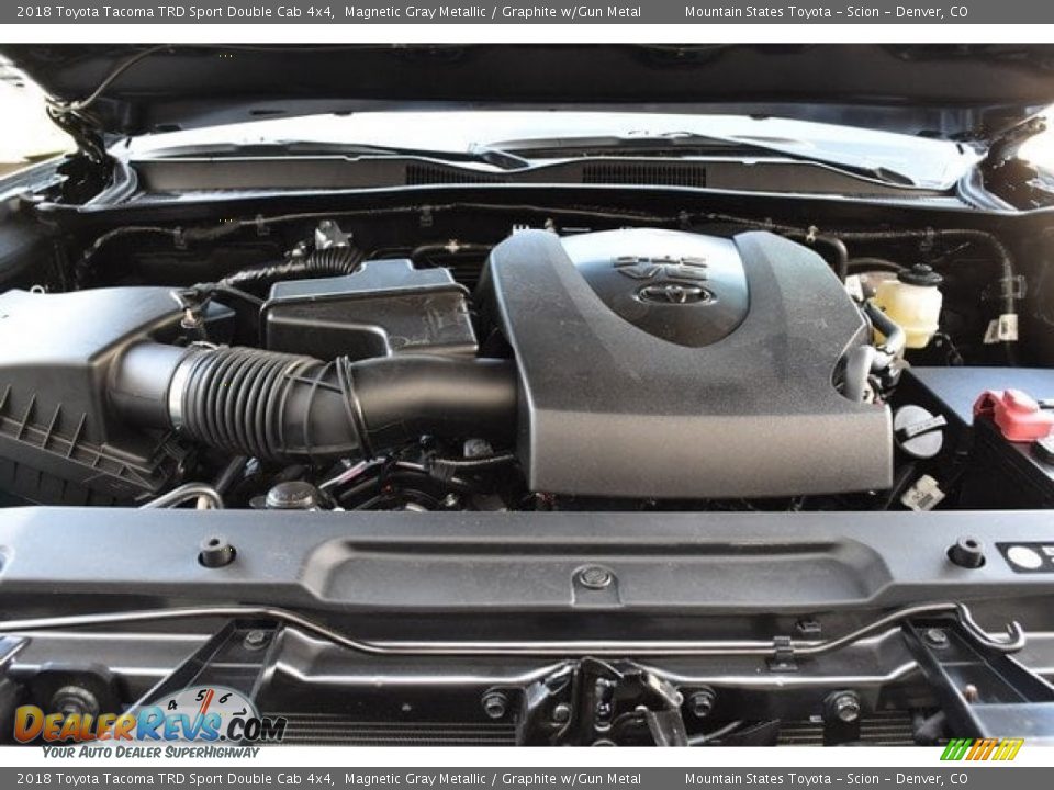 2018 Toyota Tacoma TRD Sport Double Cab 4x4 Magnetic Gray Metallic / Graphite w/Gun Metal Photo #31