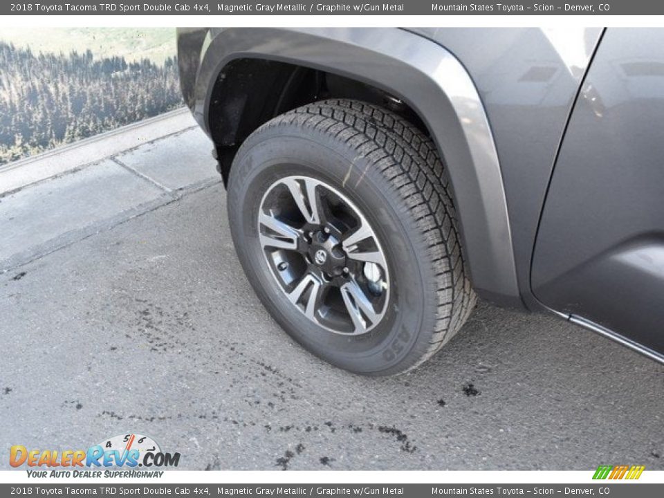 2018 Toyota Tacoma TRD Sport Double Cab 4x4 Magnetic Gray Metallic / Graphite w/Gun Metal Photo #32