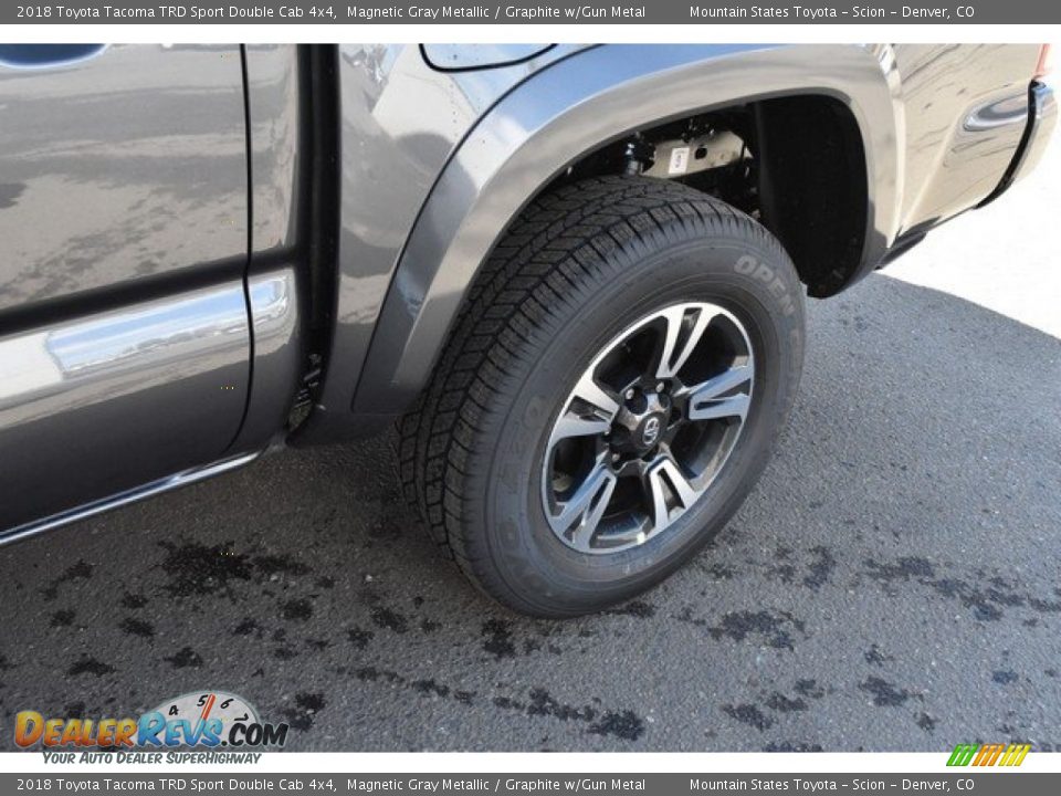 2018 Toyota Tacoma TRD Sport Double Cab 4x4 Magnetic Gray Metallic / Graphite w/Gun Metal Photo #33