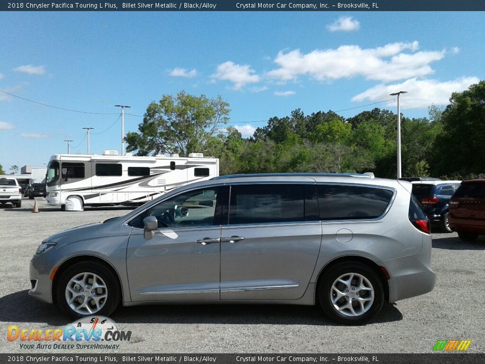 2018 Chrysler Pacifica Touring L Plus Billet Silver Metallic / Black/Alloy Photo #2