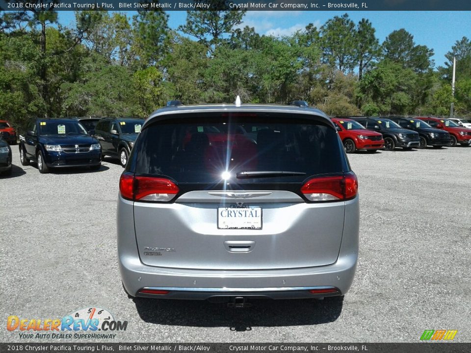 2018 Chrysler Pacifica Touring L Plus Billet Silver Metallic / Black/Alloy Photo #4