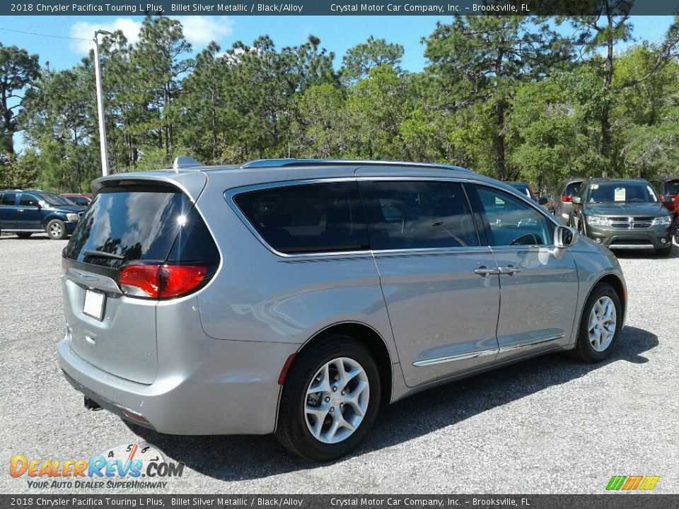 2018 Chrysler Pacifica Touring L Plus Billet Silver Metallic / Black/Alloy Photo #5