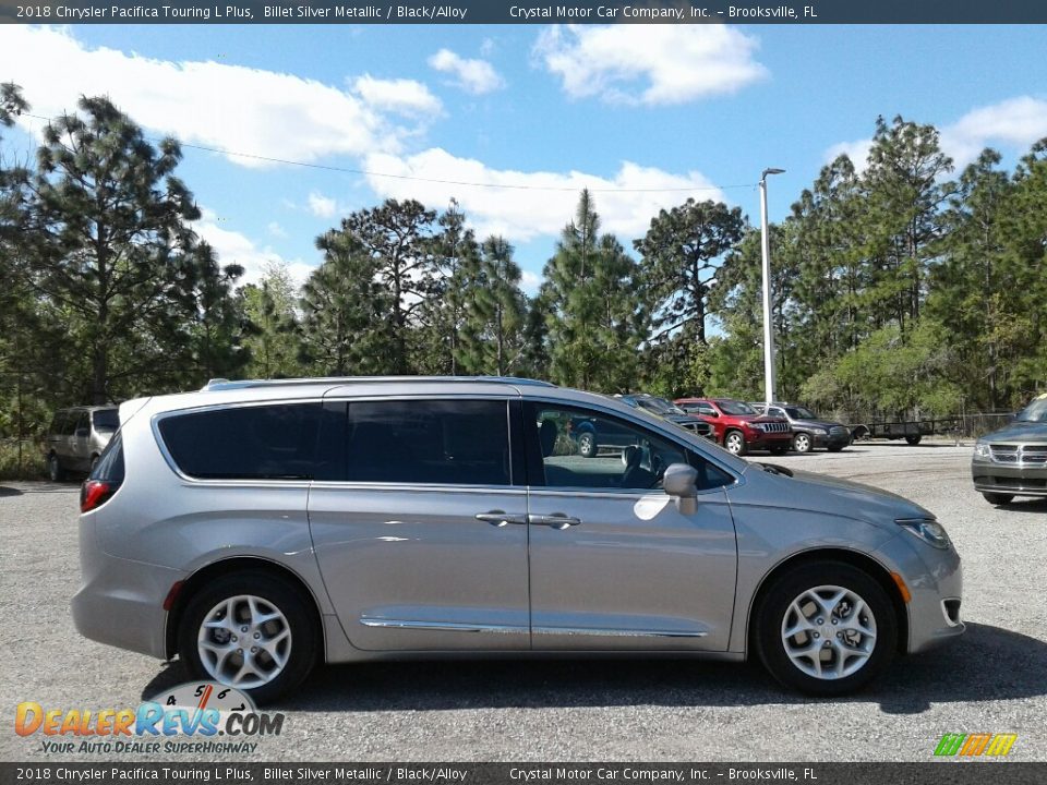 2018 Chrysler Pacifica Touring L Plus Billet Silver Metallic / Black/Alloy Photo #6