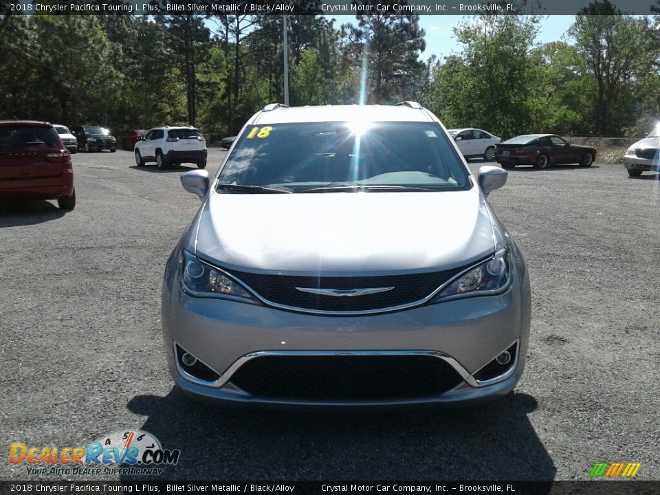 2018 Chrysler Pacifica Touring L Plus Billet Silver Metallic / Black/Alloy Photo #8