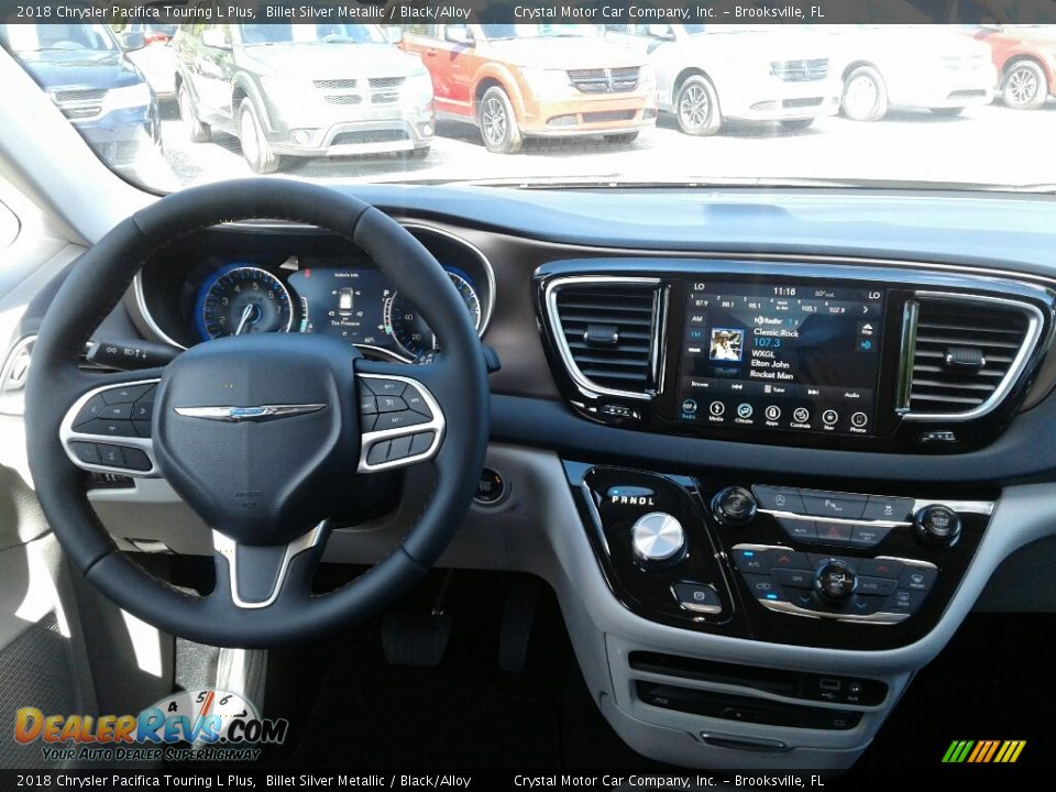 2018 Chrysler Pacifica Touring L Plus Billet Silver Metallic / Black/Alloy Photo #13