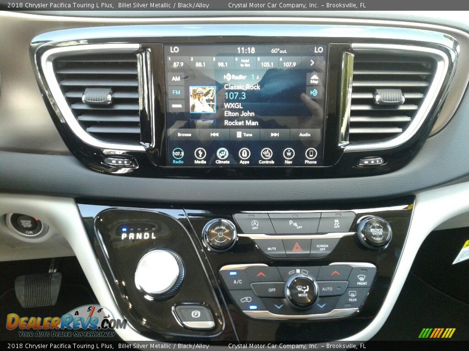 2018 Chrysler Pacifica Touring L Plus Billet Silver Metallic / Black/Alloy Photo #15