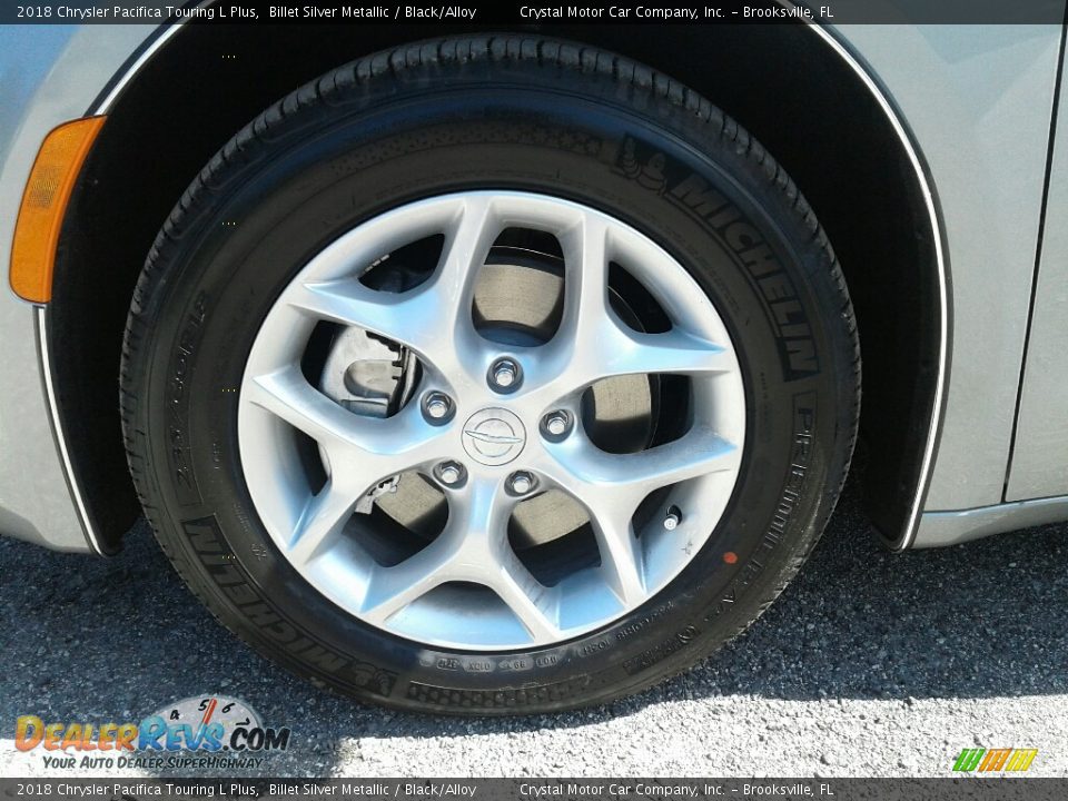2018 Chrysler Pacifica Touring L Plus Billet Silver Metallic / Black/Alloy Photo #21