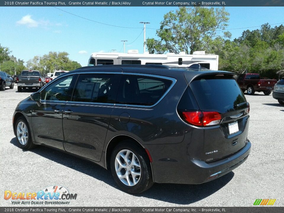 2018 Chrysler Pacifica Touring Plus Granite Crystal Metallic / Black/Alloy Photo #3