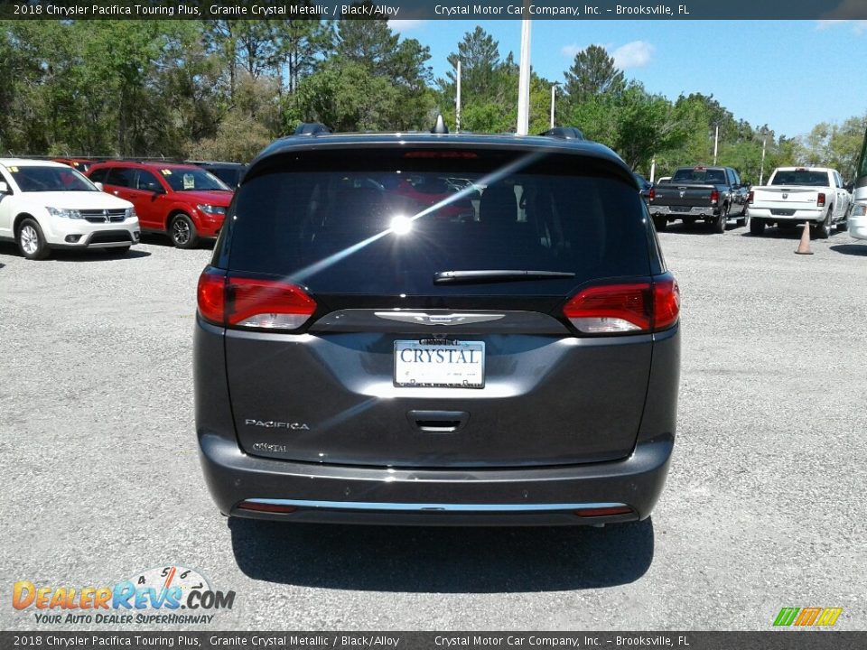 2018 Chrysler Pacifica Touring Plus Granite Crystal Metallic / Black/Alloy Photo #4
