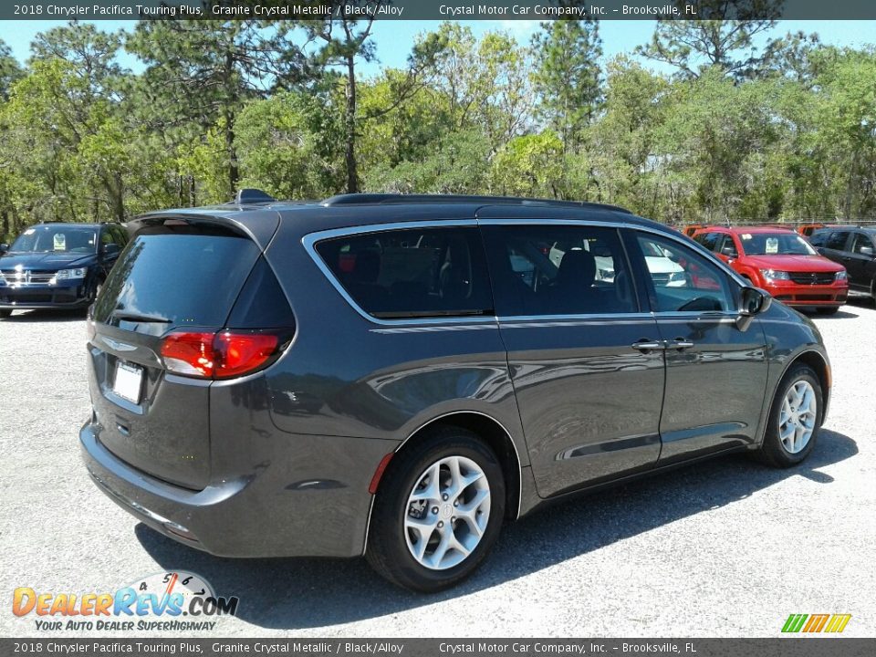 2018 Chrysler Pacifica Touring Plus Granite Crystal Metallic / Black/Alloy Photo #5