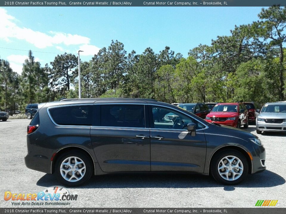 2018 Chrysler Pacifica Touring Plus Granite Crystal Metallic / Black/Alloy Photo #6