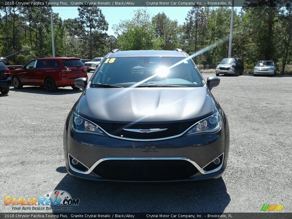 2018 Chrysler Pacifica Touring Plus Granite Crystal Metallic / Black/Alloy Photo #8