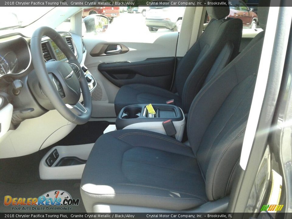 2018 Chrysler Pacifica Touring Plus Granite Crystal Metallic / Black/Alloy Photo #9