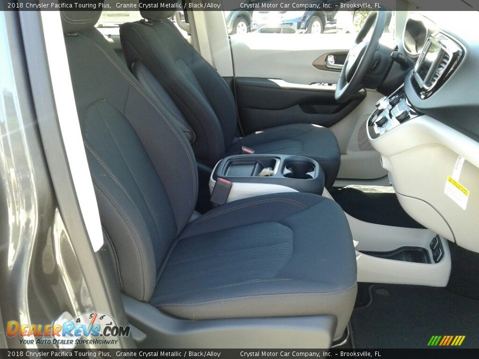 2018 Chrysler Pacifica Touring Plus Granite Crystal Metallic / Black/Alloy Photo #12