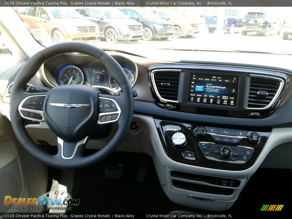 2018 Chrysler Pacifica Touring Plus Granite Crystal Metallic / Black/Alloy Photo #13