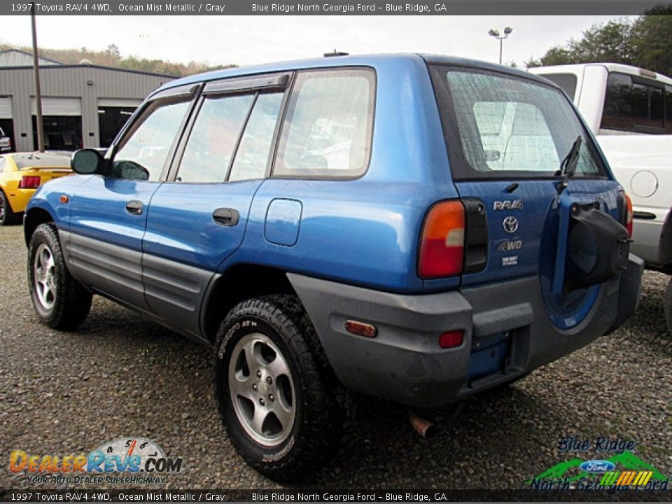 1997 Toyota RAV4 4WD Ocean Mist Metallic / Gray Photo #2